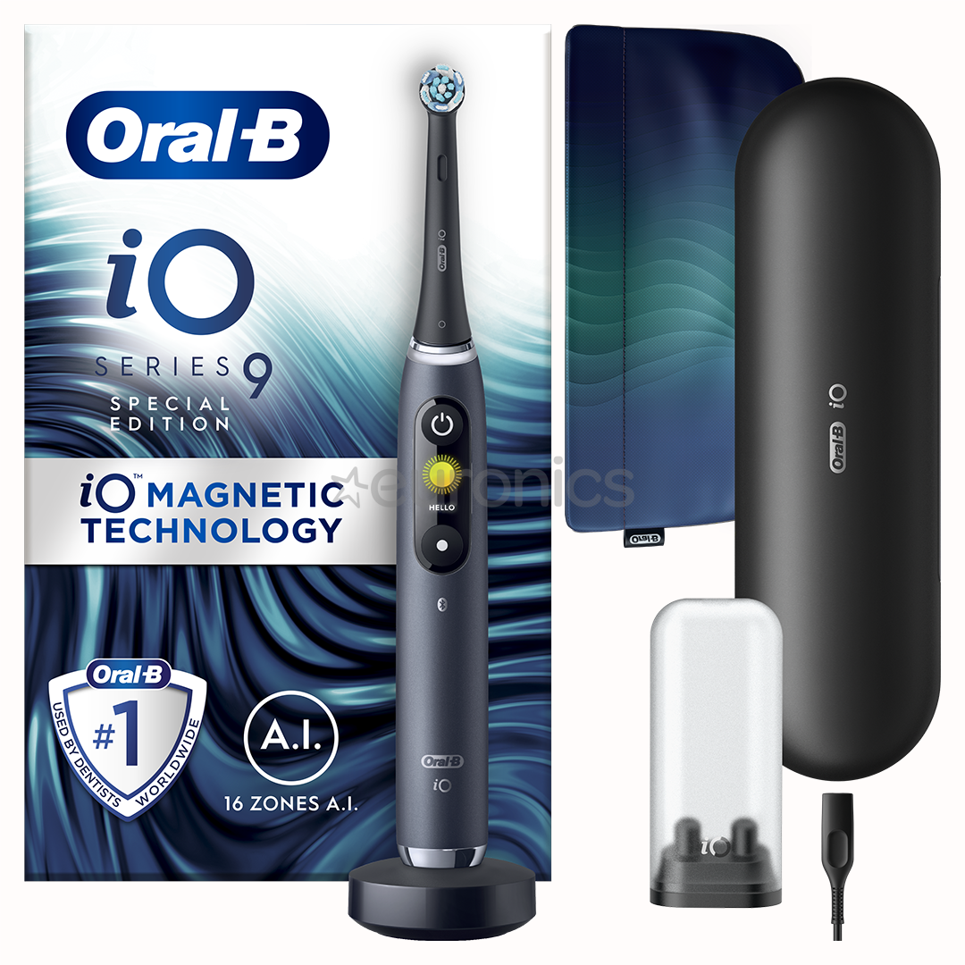 Braun Oral-B iO9 Black Special Edition, черный - Электрическая зубная щетка
