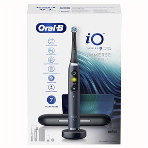 Braun Oral-B iO9 Black Special Edition, black - Electric toothbrush