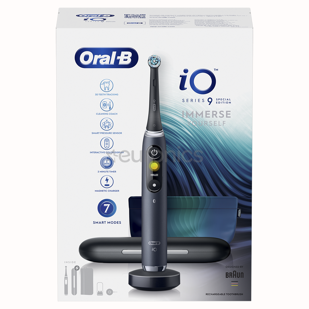 Braun Oral-B iO9 Black Special Edition, черный - Электрическая зубная щетка