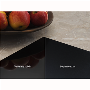 Electrolux 600 SaphirMatt SE® Bridge Hob2Hood, ширина 80 см, черный - Интегрируемая индукционная варочная панель