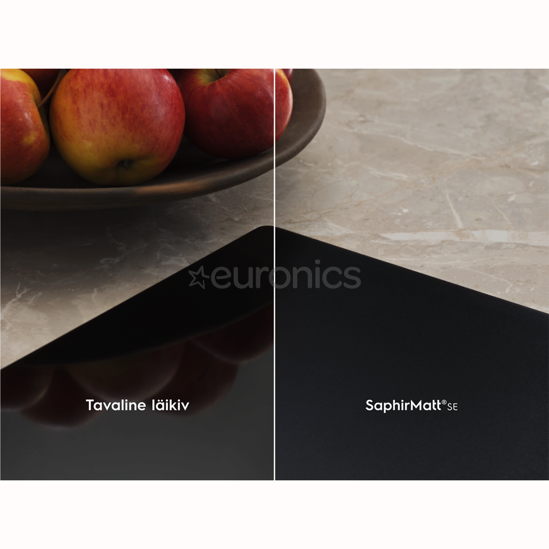 Electrolux 600 SaphirMatt SE® Bridge Hob2Hood, ширина 80 см, черный - Интегрируемая индукционная варочная панель
