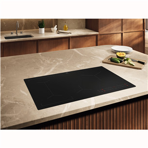 Electrolux 600 SaphirMatt SE® Bridge Hob2Hood, laius 80 cm, must - Integreeritav induktsioonpliidiplaat