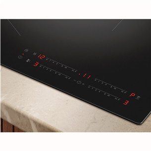 Electrolux 600 SaphirMatt SE® Bridge Hob2Hood, laius 80 cm, must - Integreeritav induktsioonpliidiplaat