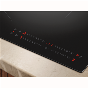 Electrolux 600 SaphirMatt SE® Bridge Hob2Hood, ширина 80 см, черный - Интегрируемая индукционная варочная панель