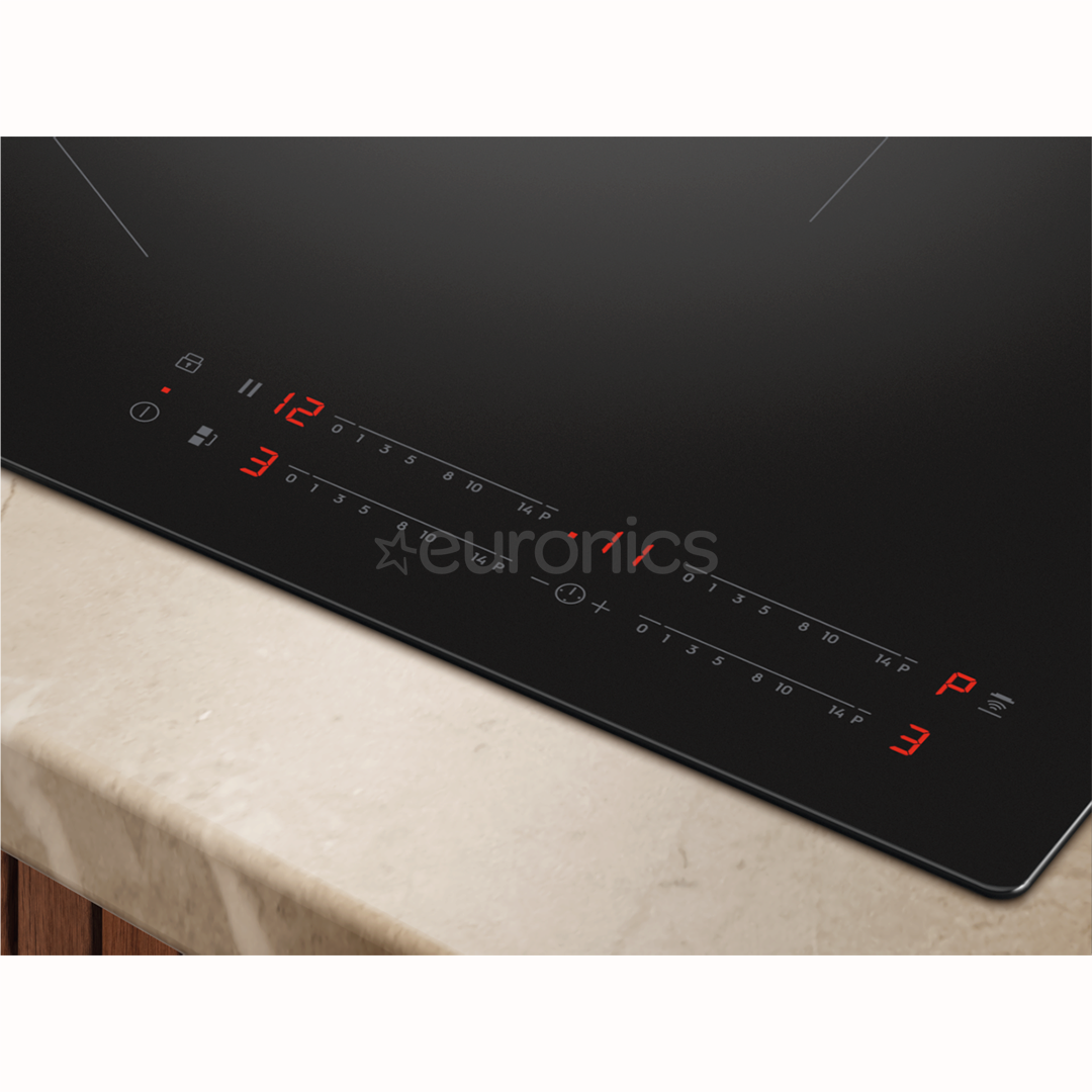 Electrolux 600 SaphirMatt SE® Bridge Hob2Hood, ширина 80 см, черный - Интегрируемая индукционная варочная панель