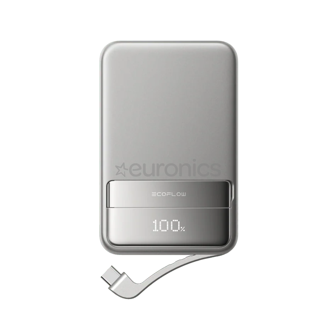 EcoFlow Rapid Magnetic Power Bank, 10000 mAh, silver - Power bank