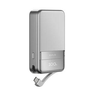 EcoFlow Rapid Magnetic Power Bank, 10000 mAh, silver - Power bank