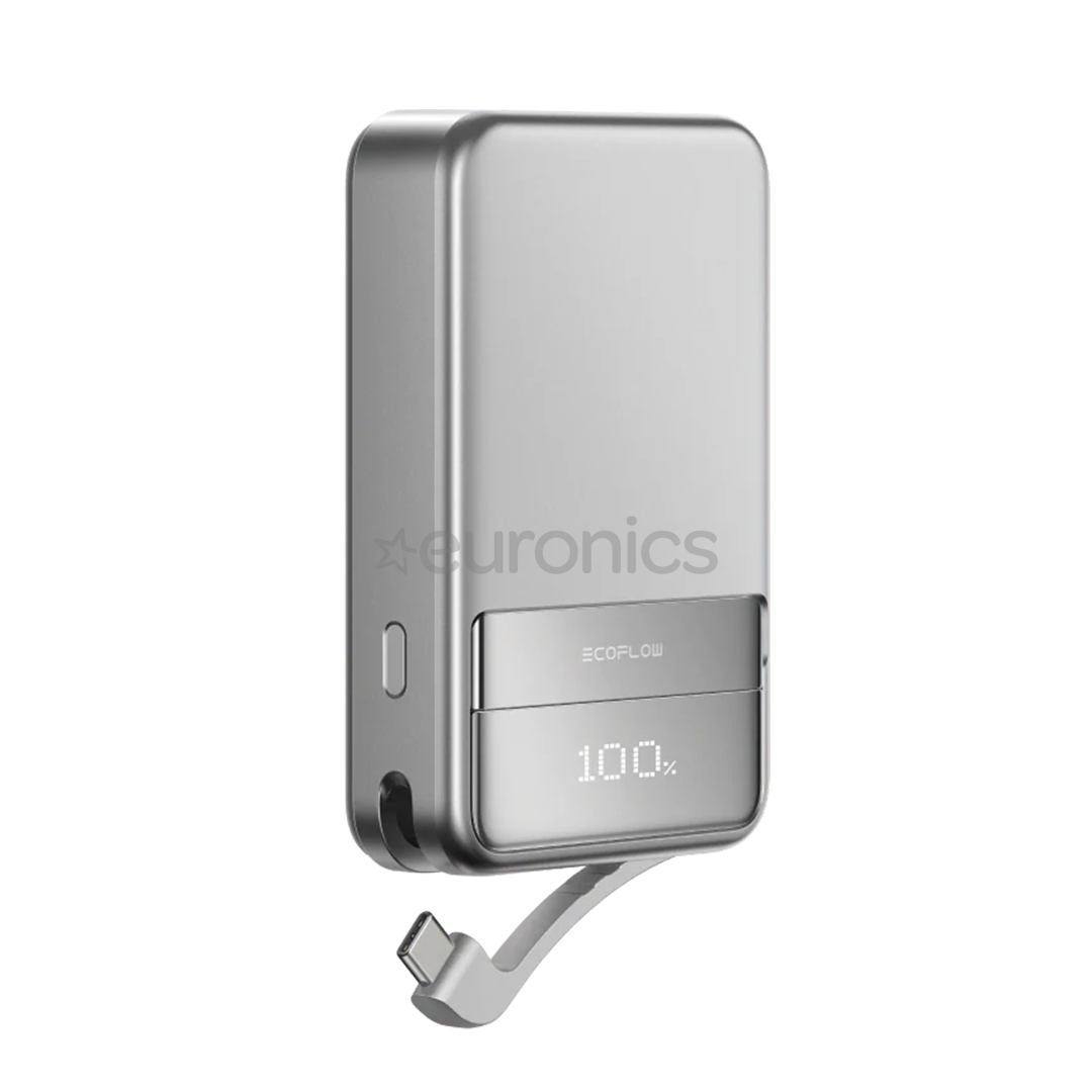 EcoFlow Rapid Magnetic Power Bank, 10000 mAh, silver - Power bank