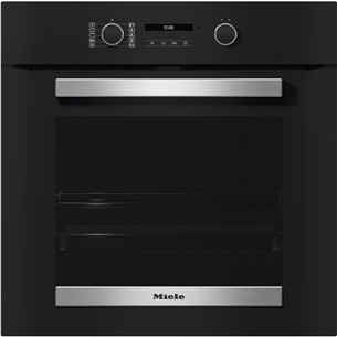 Miele, 76 L, pürolüütiline puhastus, must - Integreeritav ahi H2465BP