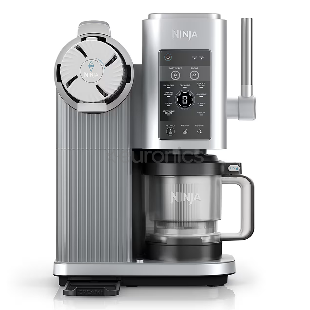 Ninja Swirl by CREAMi 13-in-1, silver - Soft Serve & Ice Cream Maker