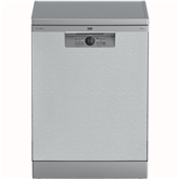 Beko, 15 place settings, width 59,8 cm, stainless steel - Free standing dishwasher