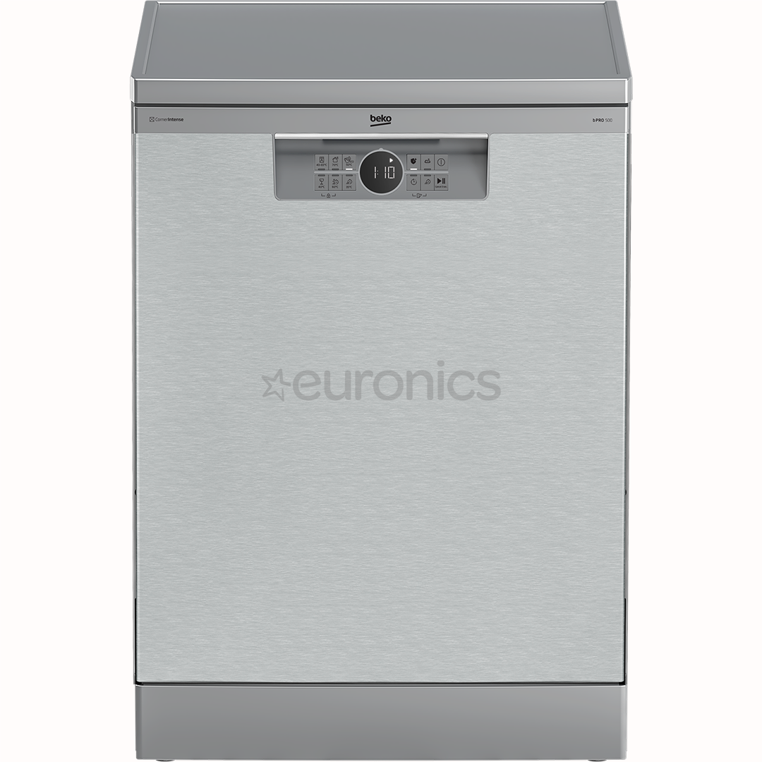 Beko, 15 place settings, width 59,8 cm, stainless steel - Free standing dishwasher