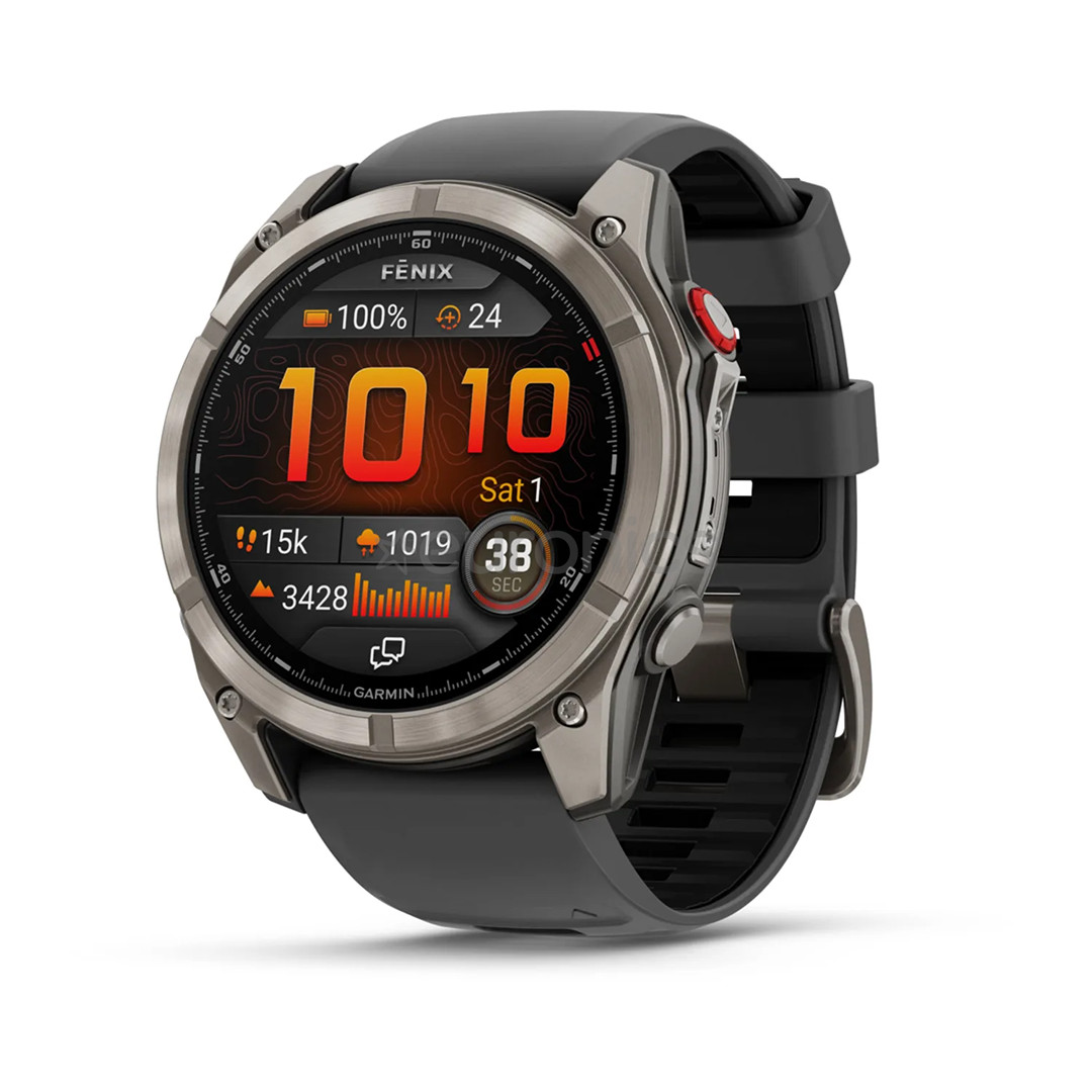 Garmin Fenix 8 Pro, 51 мм, титан, серый / черный - Спортивные часы