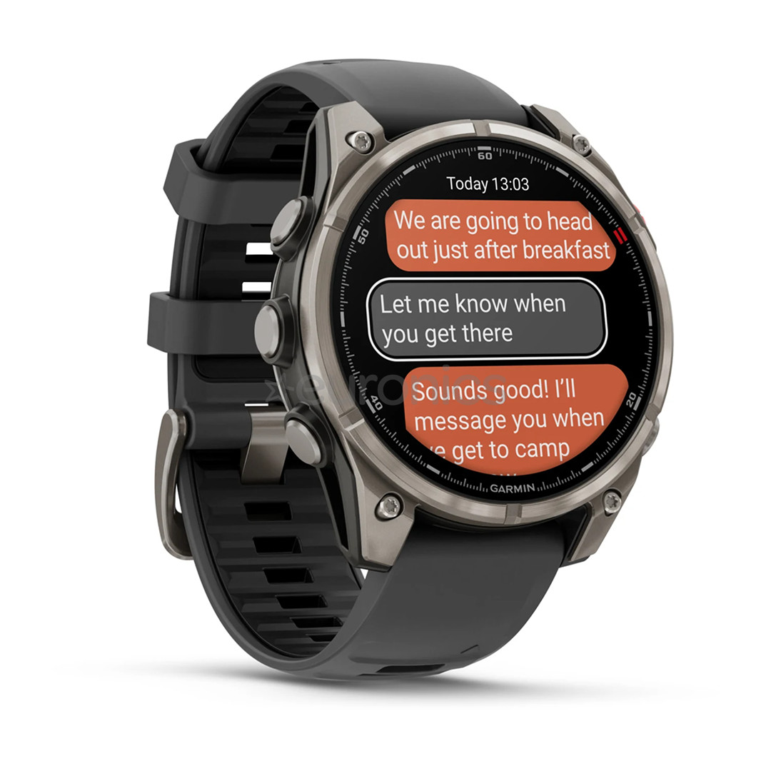 Garmin Fenix 8 Pro, 47 mm, titanium, graphite / black - Sports watch