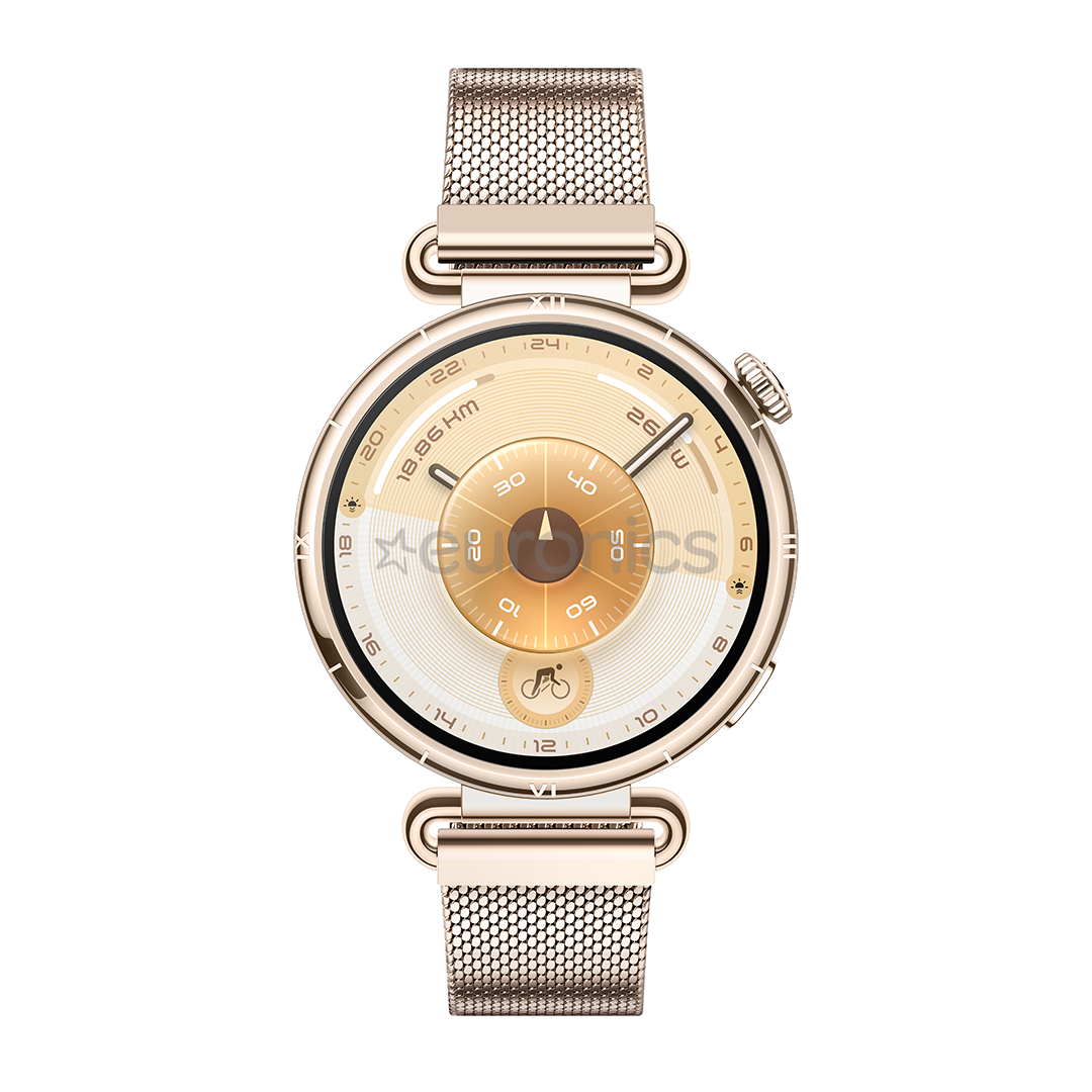 Huawei Watch GT6, 41 mm, milanese rihm, kuldne / kuldne - Nutikell
