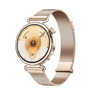 Huawei Watch GT6, 41 mm, milanese rihm, kuldne / kuldne - Nutikell