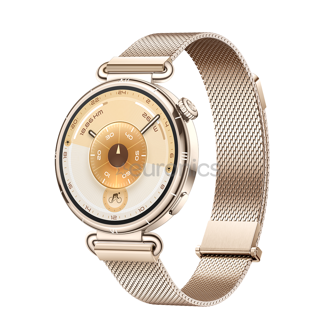 Huawei Watch GT6, 41 mm, milanese rihm, kuldne / kuldne - Nutikell