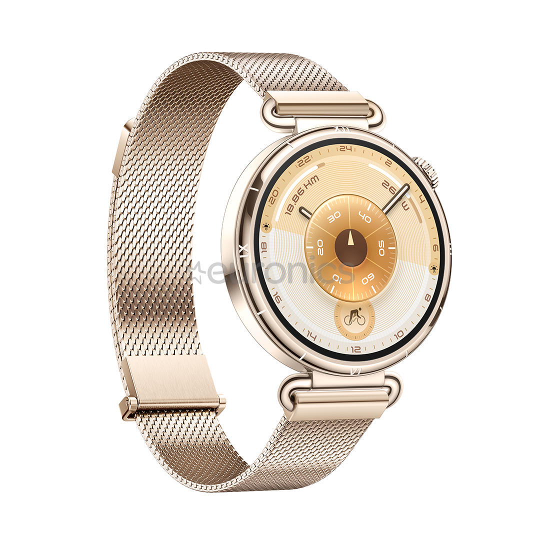Huawei Watch GT6, 41 mm, milanese rihm, kuldne / kuldne - Nutikell