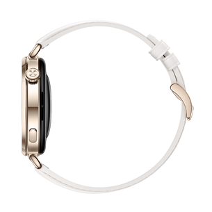 Huawei Watch GT6, 41 mm, nahkrihm, kuldne / valge - Nutikell
