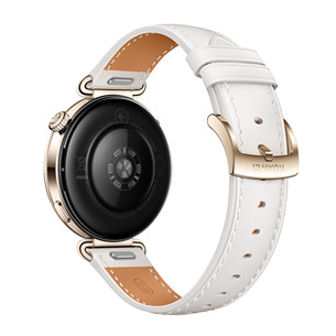 Huawei Watch GT6, 41 мм, кожаный ремешок, золотистый / белый - Смарт-часы