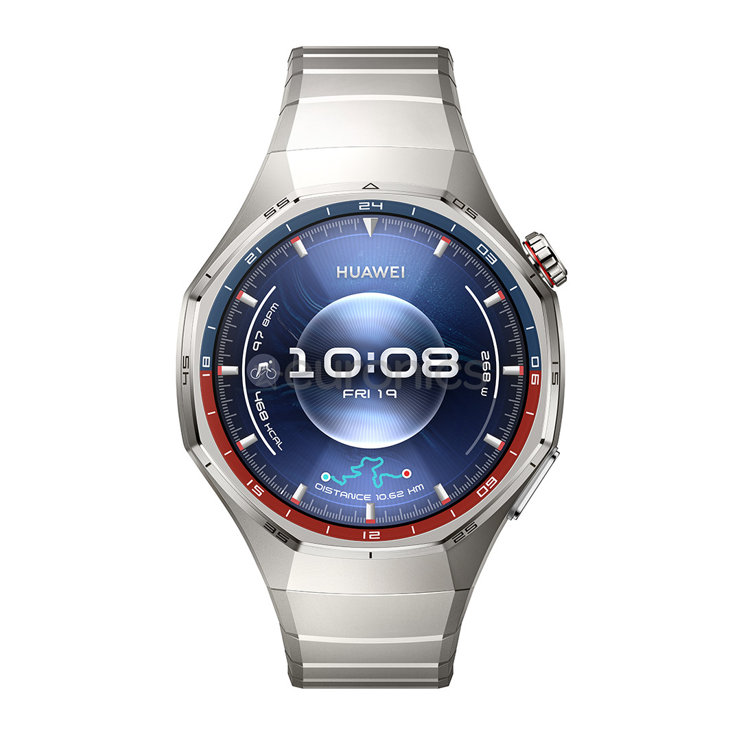 Huawei Watch GT6 Pro, 46 mm, titaan, titaanrihm, roostevaba - Nutikell
