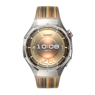 Huawei Watch GT6 Pro, 46 mm, titaan, punutud rihm, roostevaba / pruun - Nutikell 55020FTS