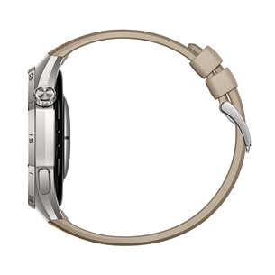 Huawei Watch GT6 Pro, 46 ​​мм, титан, плетеный ремешок, нерж. сталь / коричневый - Смарт-часы
