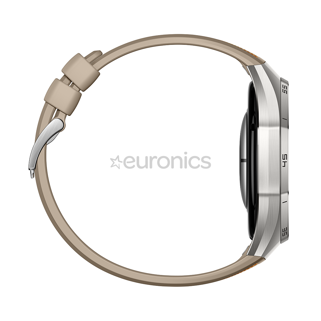 Huawei Watch GT6 Pro, 46 mm, titaan, punutud rihm, roostevaba / pruun - Nutikell