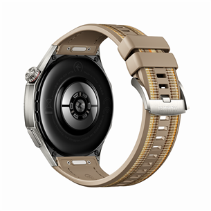 Huawei Watch GT6 Pro, 46 mm, titaan, punutud rihm, roostevaba / pruun - Nutikell