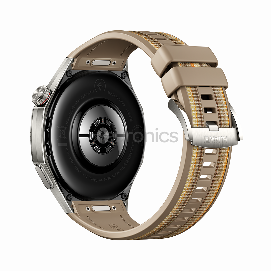 Huawei Watch GT6 Pro, 46 mm, titaan, punutud rihm, roostevaba / pruun - Nutikell