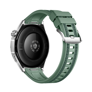Huawei Watch GT6, 46 mm, punutud rihm, roostevaba / roheline - Nutikell
