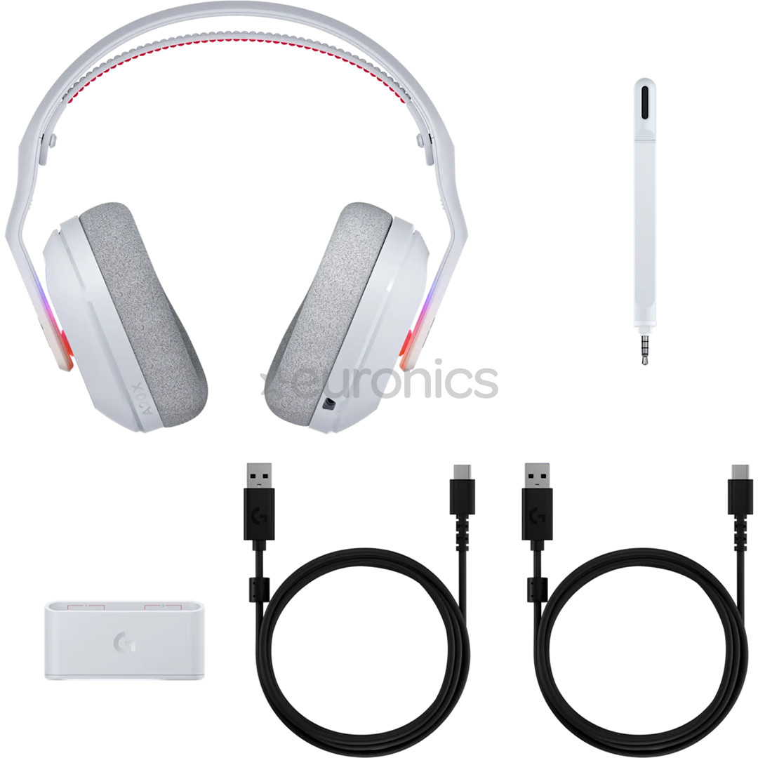 Logitech Astro A20 X, valge - Juhtmevaba peakomplekt