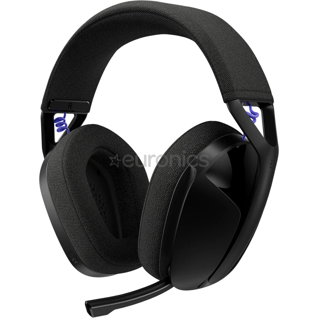Logitech G321 LIGHTSPEED Wireless Gaming Headset, must - Juhtmevaba peakomplekt