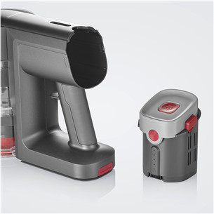 Severin, 2 в 1, серый/красный - Беспроводной пылесос