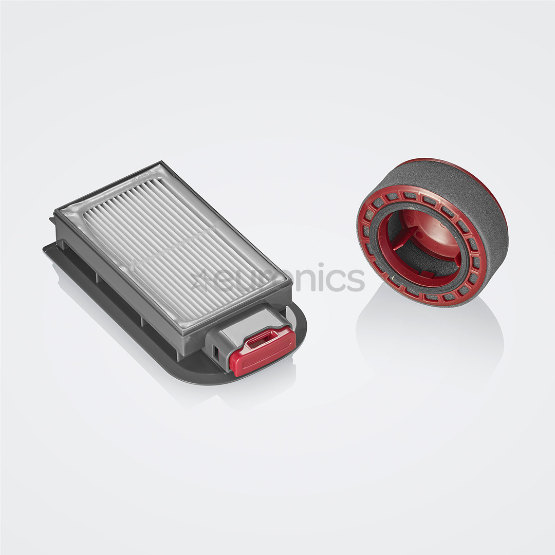 Severin, 2 в 1, серый/красный - Беспроводной пылесос