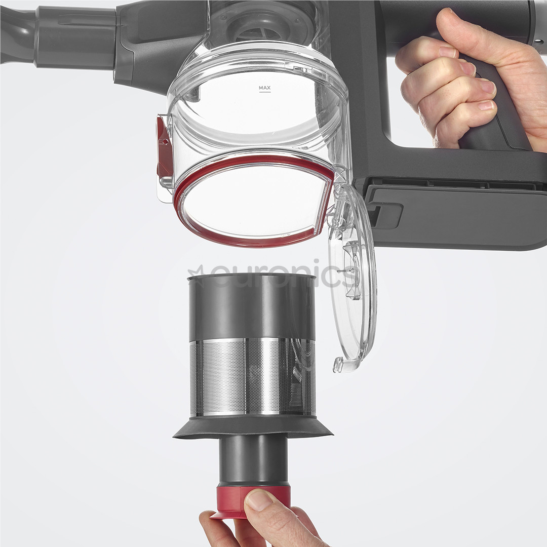 Severin, 2 в 1, серый/красный - Беспроводной пылесос