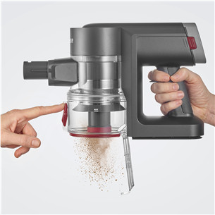 Severin, 2 в 1, серый/красный - Беспроводной пылесос