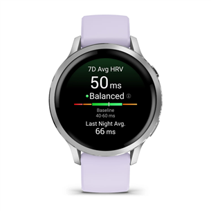 Garmin Venu 4, 41 mm, silver / periwinkle - Sports watch