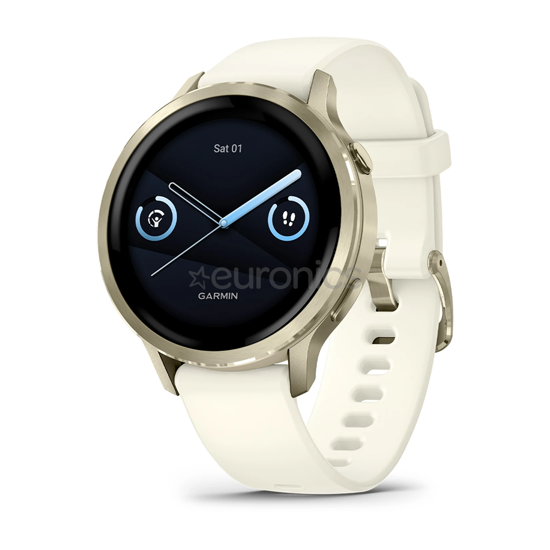 Garmin Venu 4, 41 mm, lunar gold / bone - Sports watch