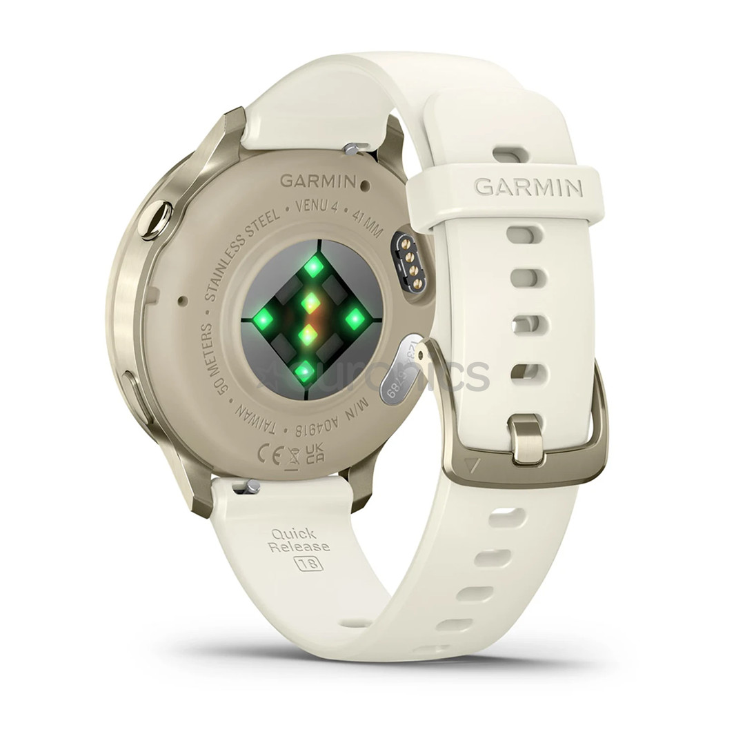 Garmin Venu 4, 41 mm, kuldne / valge - Spordikell