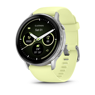 Garmin Venu 4, 45 mm, silver / citron - Sports watch 010-03014-02