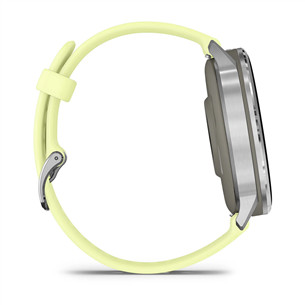 Garmin Venu 4, 45 mm, hõbe / kollane - Spordikell