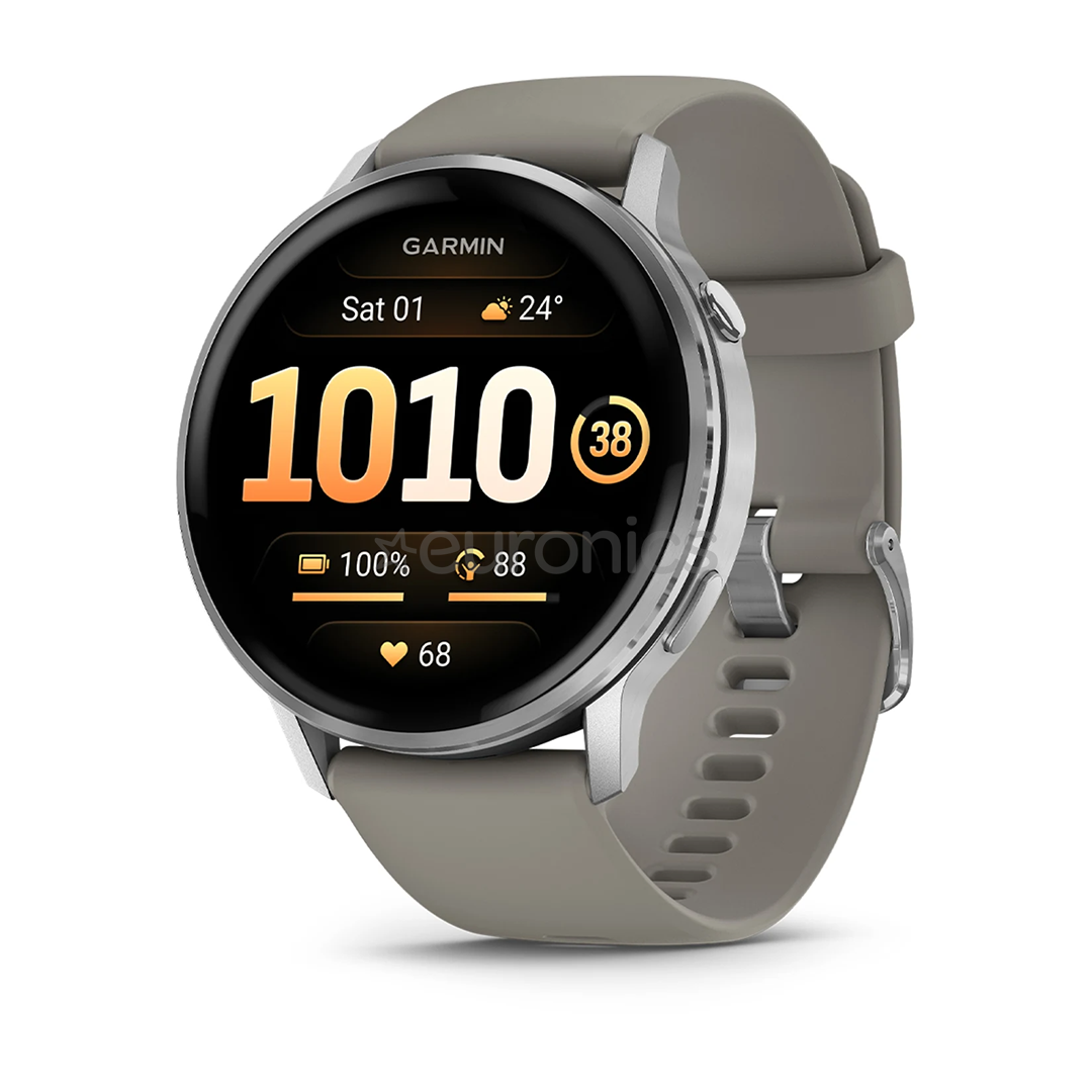 Garmin Venu 4, 45 mm, silver / grey - Sports watch