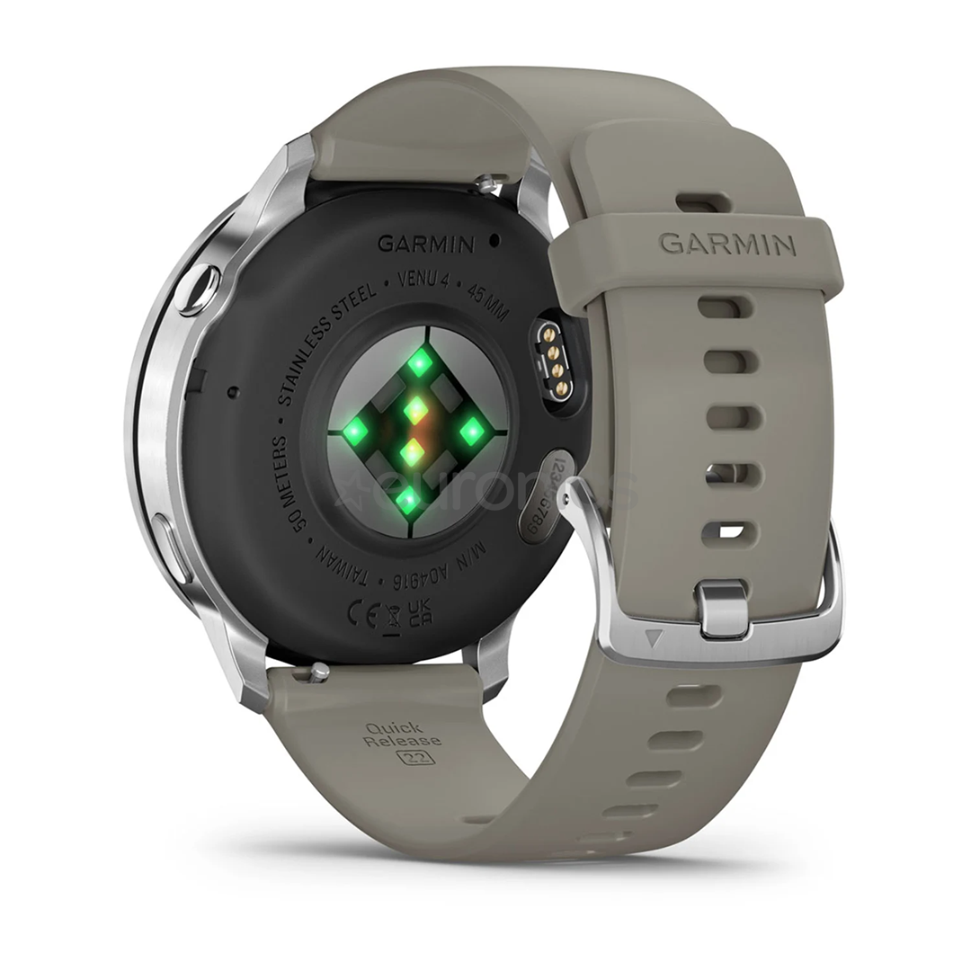 Garmin Venu 4, 45 mm, silver / grey - Sports watch