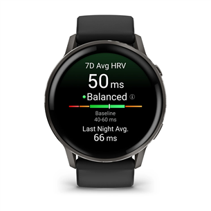 Garmin Venu 4, 45 mm, slate / black - Sports watch