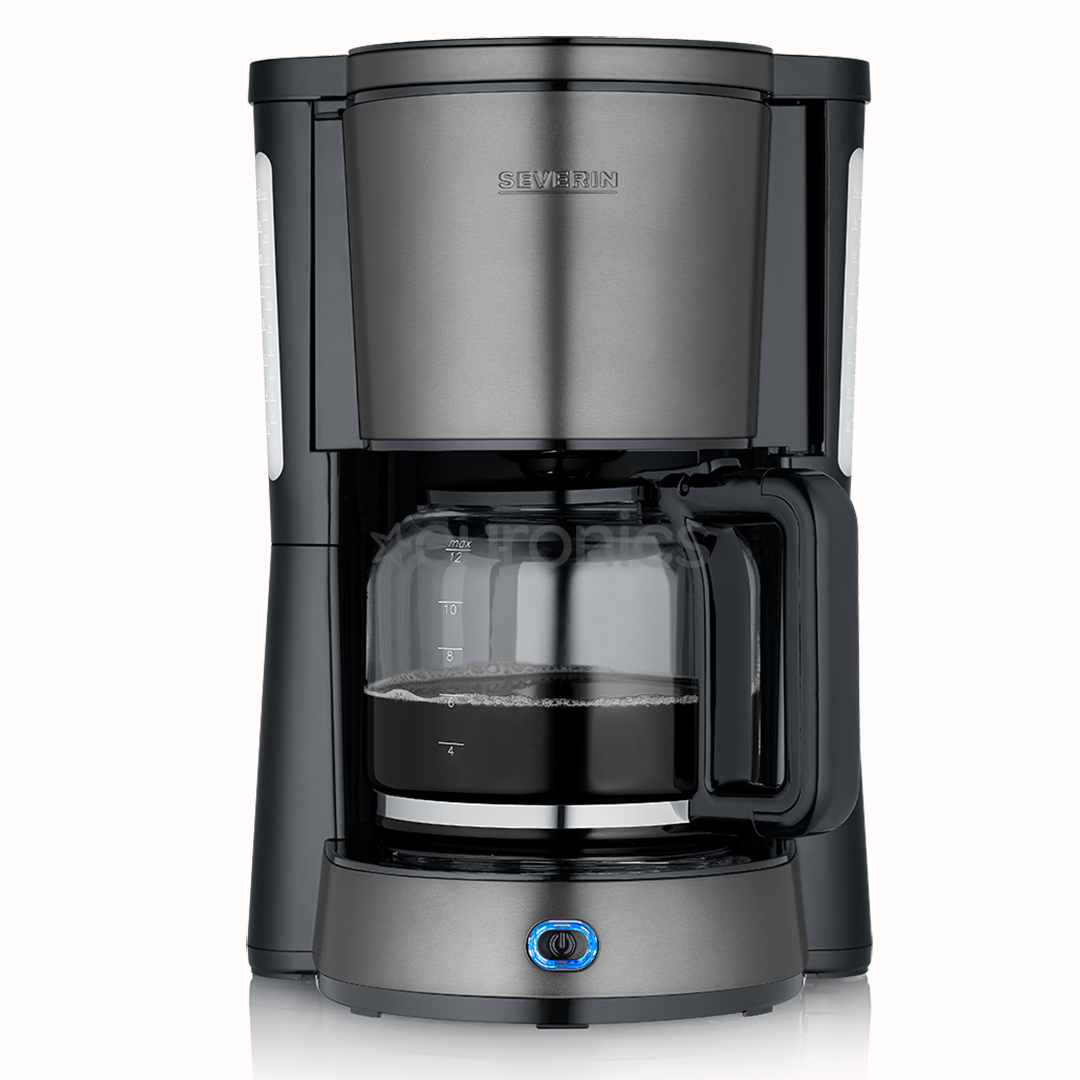 Severin, 1000 W, 1,25 L, tumehall - Filterkohvimasin