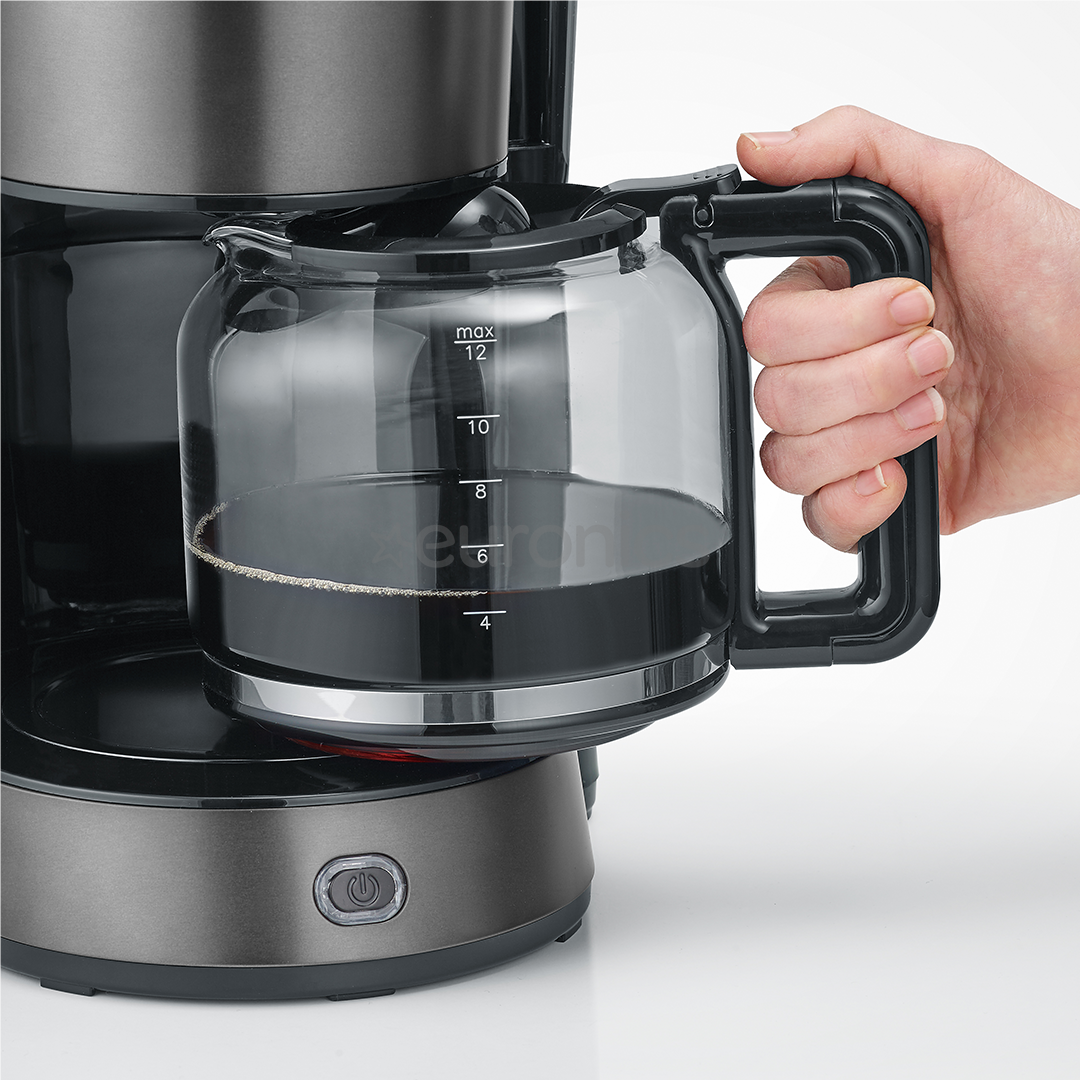 Severin, 1000 W, 1,25 L, tumehall - Filterkohvimasin