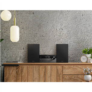 Philips TAM4505M2 Micro Music System, 2.0, must - Muusikakeskus