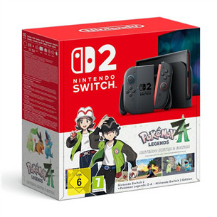 Nintendo Switch 2 Pokemon Legends: Z-A Bundle, черный - Комплект с игровой консолью