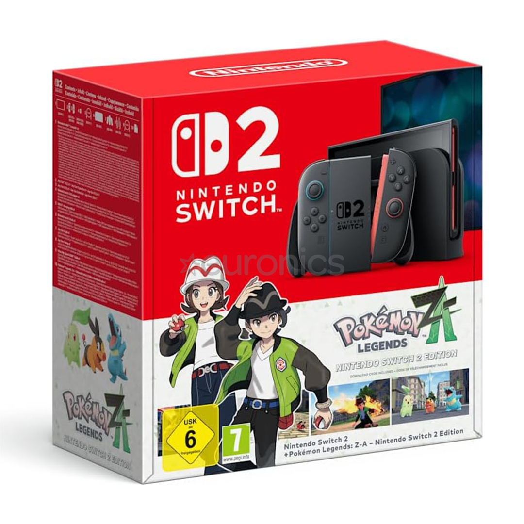 Nintendo Switch 2 Pokemon Legends: Z-A Bundle, black - Console bundle